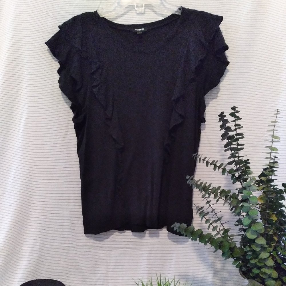Express, Size Medium, Black Top